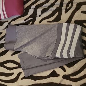 Grey thigh highs (not the pink)